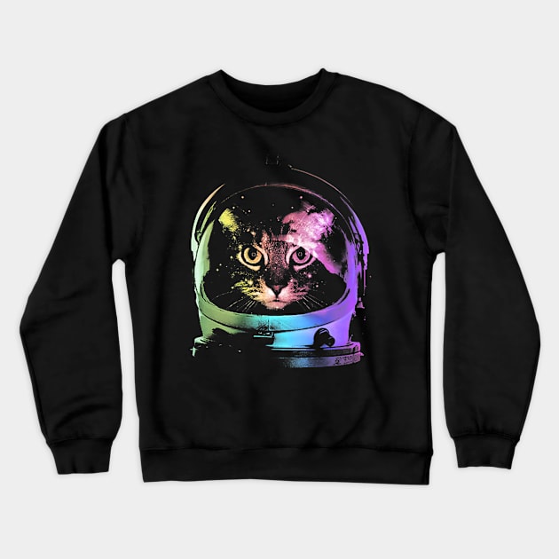 Astrocat Crewneck Sweatshirt by Alishamenjangan